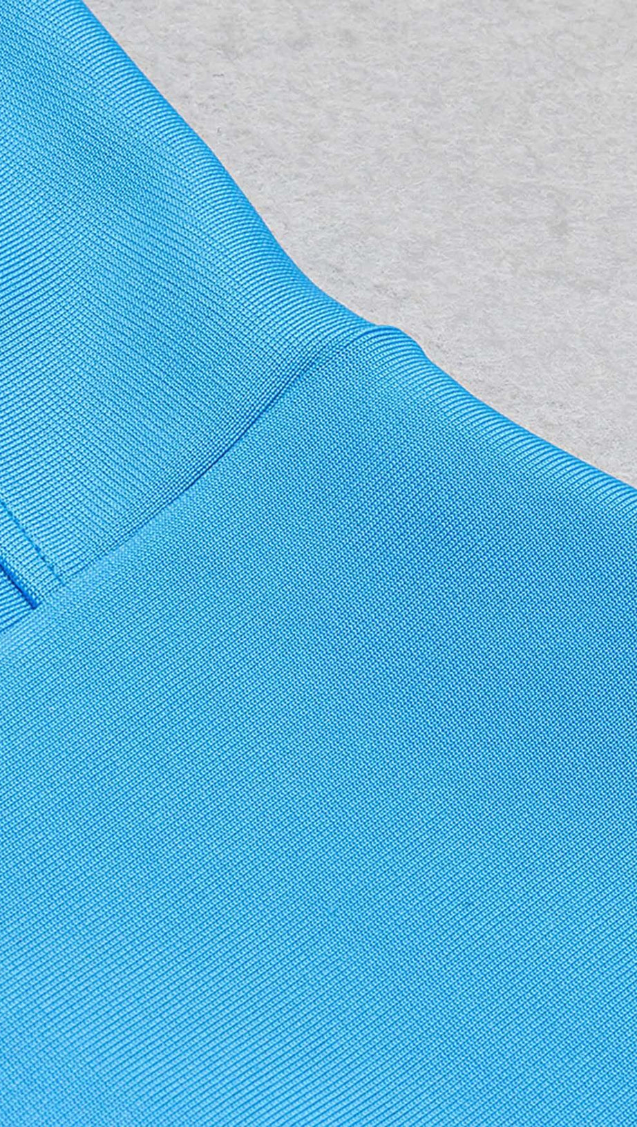 STRAPPY CORSET MIDI DRESS IN SPARKLING OCEAN