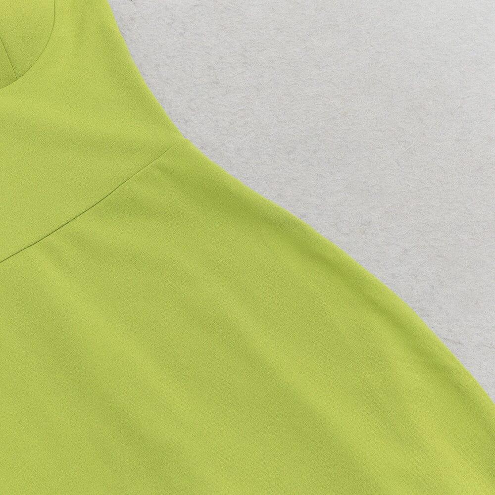 AIIZIE STRAPPY FISHTAIL MAXI DRESS IN GREEN - product image
