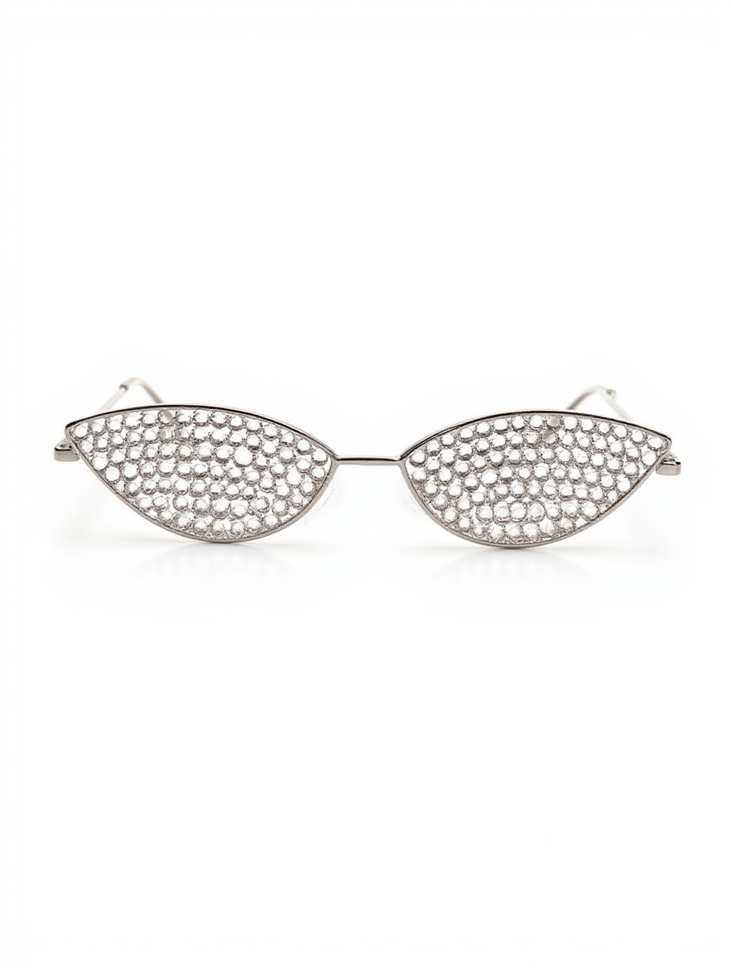 KATY CRYSTAL CAT EYE FRAME GLASSES