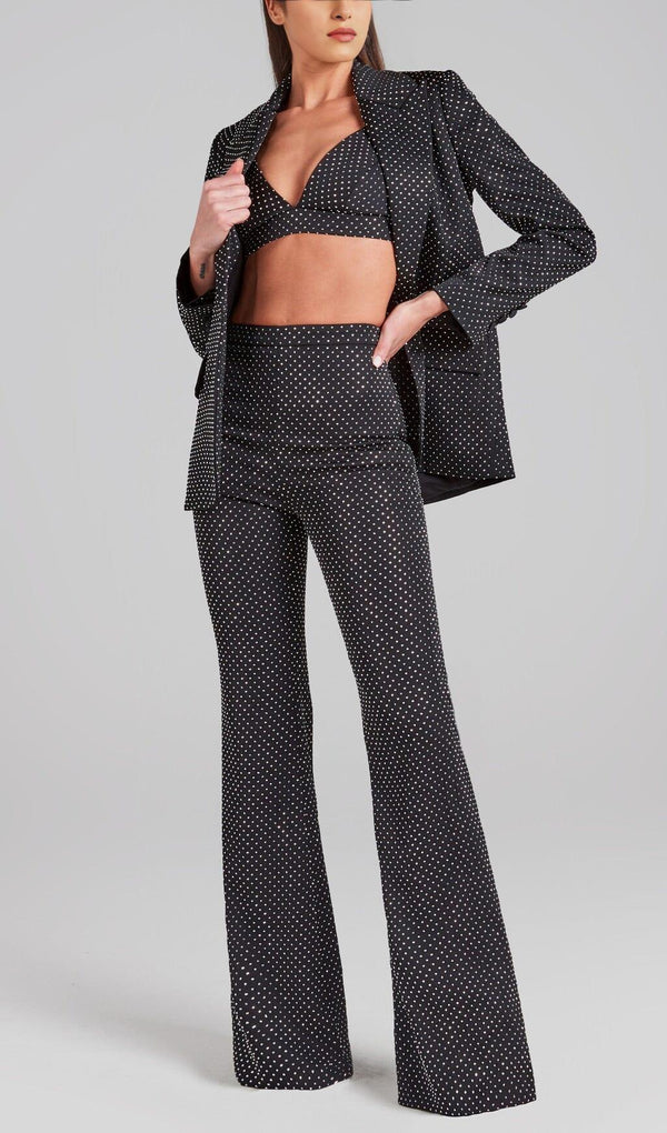 BLINGBLING BLAZER THREE-PIECE SUIT