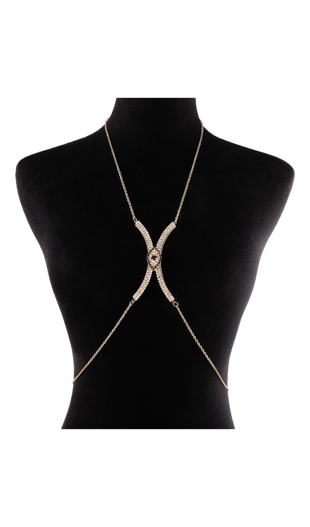 DIAMANT-BRUSTKETTE IN GOLD