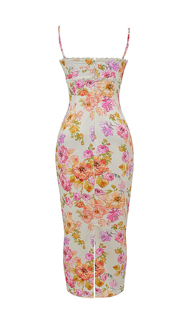 AIIZIE IVORY FLORAL MAXI DRESS - product image