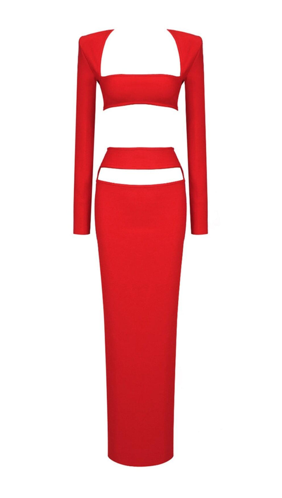 RED TWO PIECES BANDAGE SET