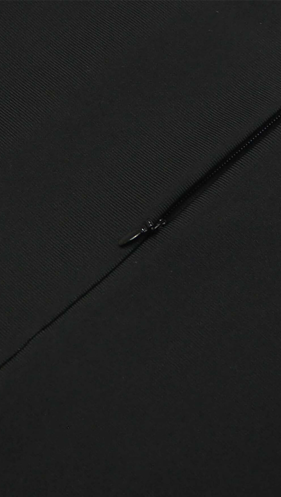 LACE V NECK SPLIT BODYCON MIDI DRESS IN BLACK