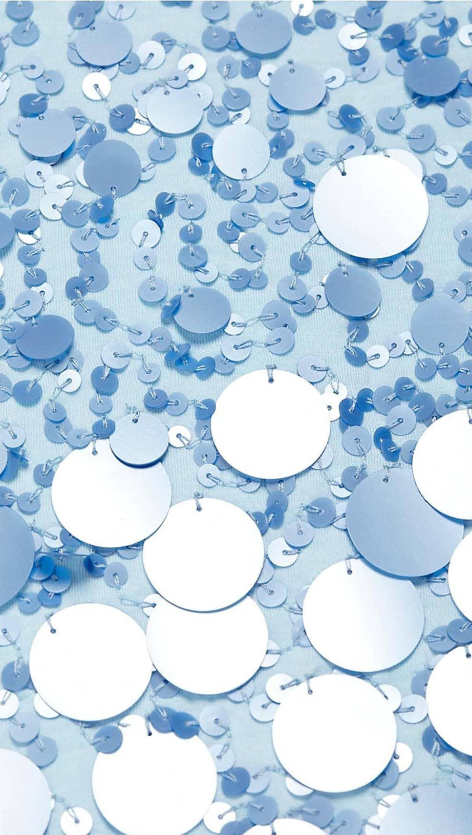 LIGHTNING FLARED SLEEVE MINI DRESS IN BLUE