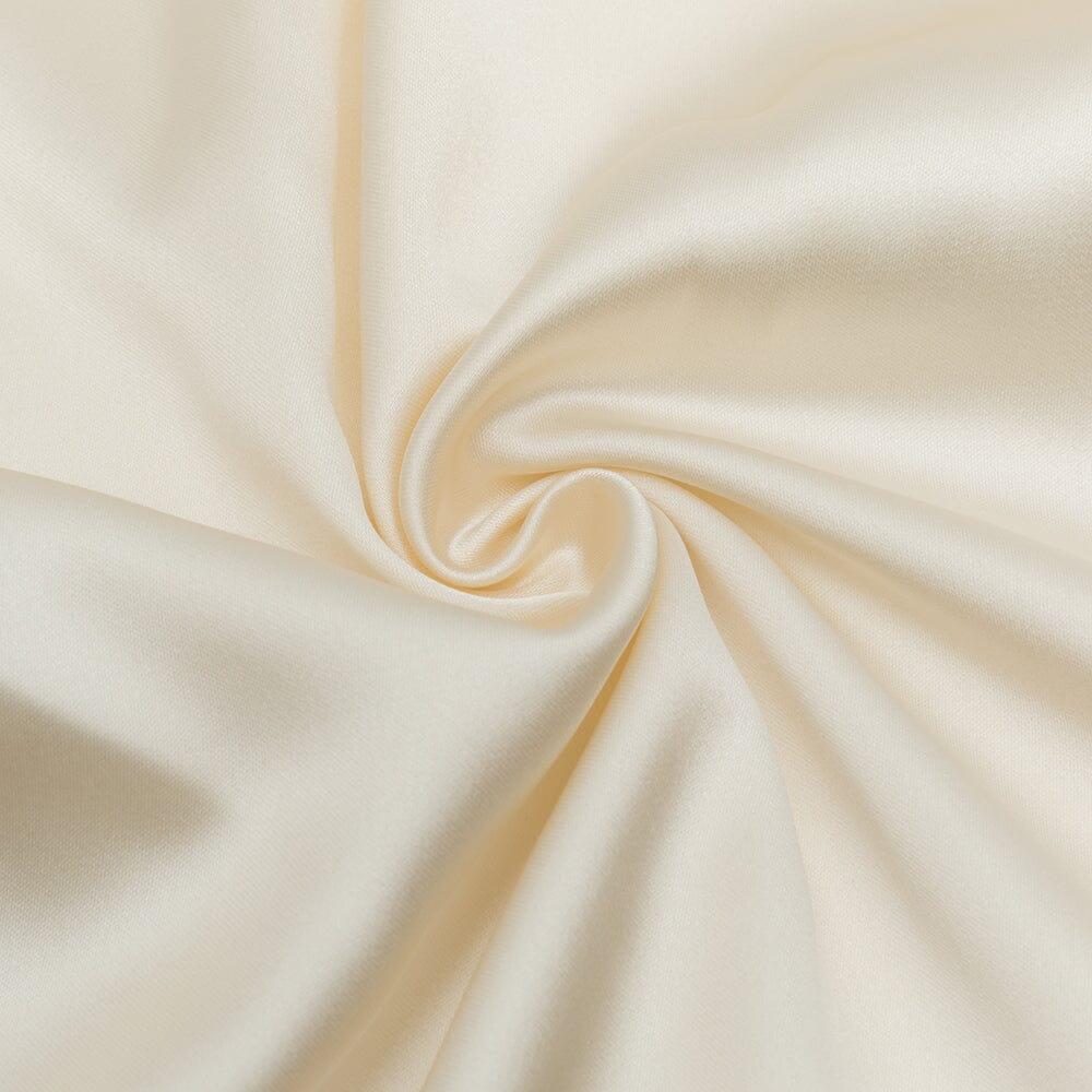 AIIZIE SOLID COLOR ONE-SHOULDER STRAPLESS PLEATED SILK HIP-HUGGING DRESS - product image
