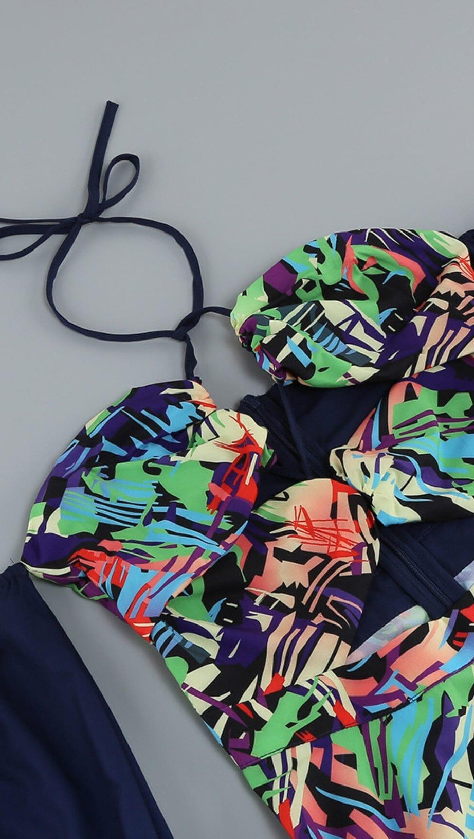 OFF SHOULDER FLOWY SLEEVES MAXI DRESS IN MULTI-COLOR