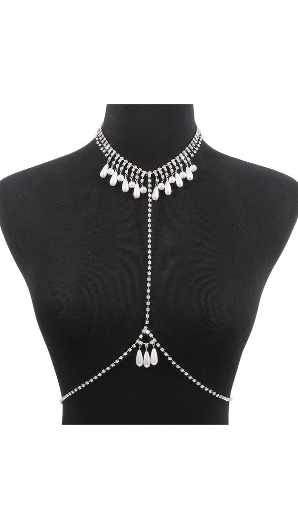 AIIZIE PEARL DIDAMOND BODY CHAIN - product image