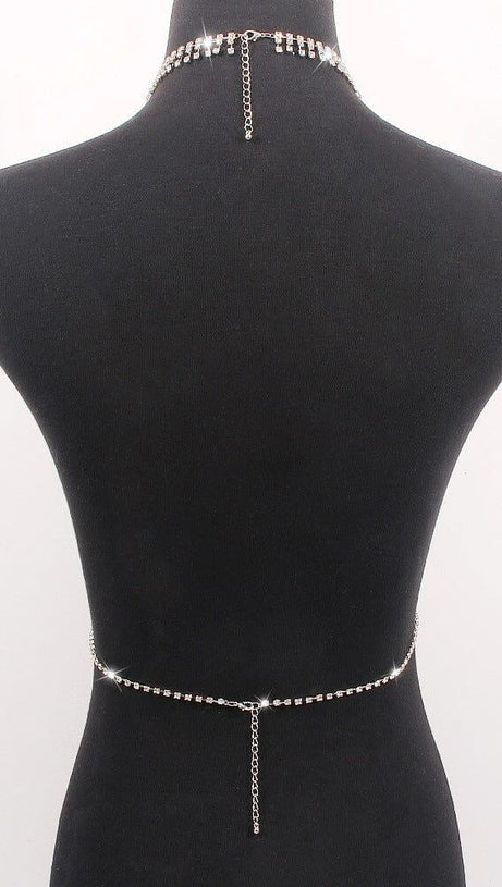 CATENA PER IL CORPO DIDAMOND CON PERLE