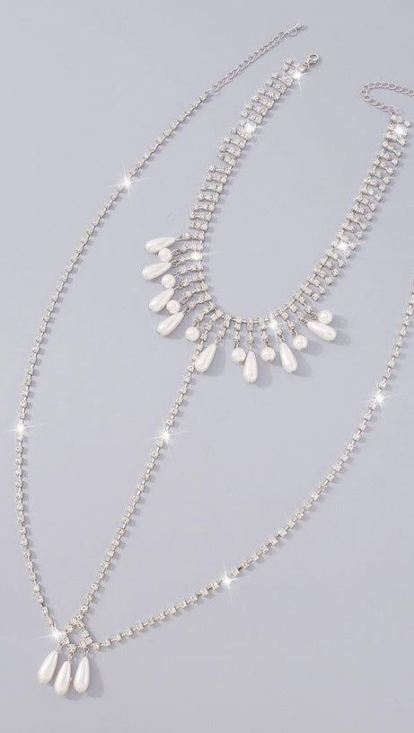 CATENA PER IL CORPO DIDAMOND CON PERLE