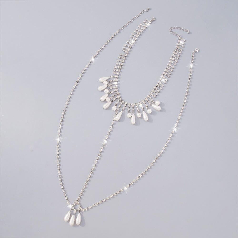 AIIZIE PEARL DIDAMOND BODY CHAIN - product image