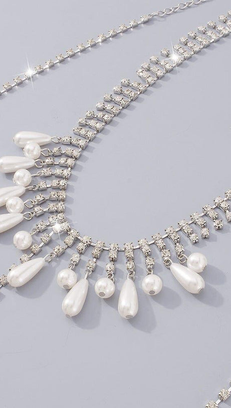 CATENA PER IL CORPO DIDAMOND CON PERLE