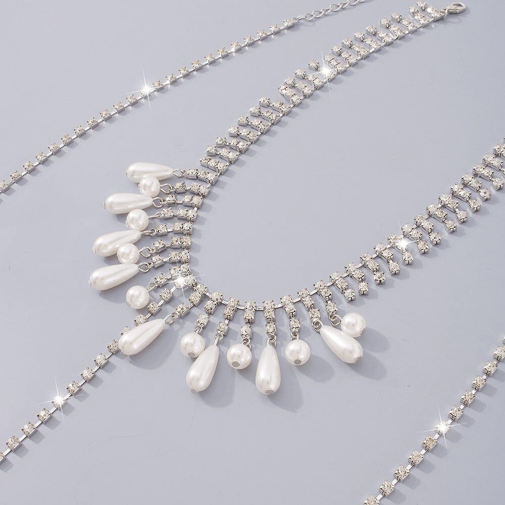 AIIZIE PEARL DIDAMOND BODY CHAIN - product image