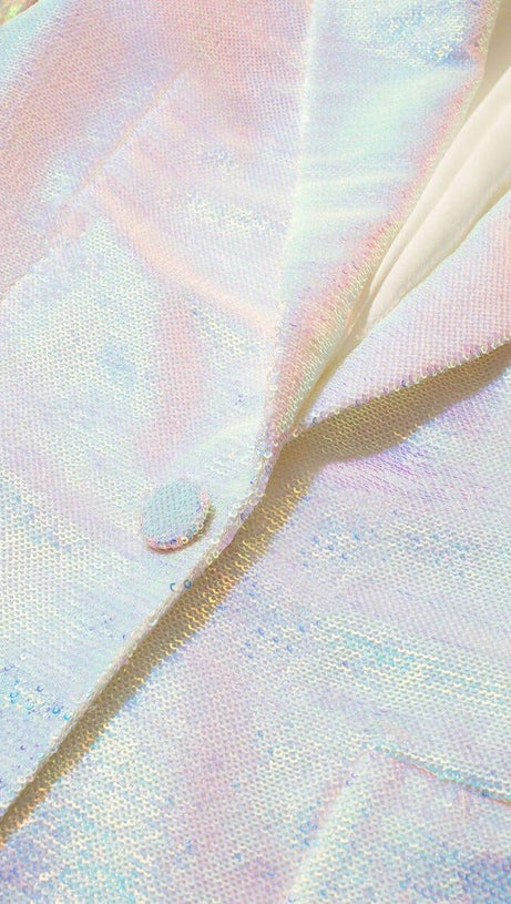 PLUNGE SEQUIN BLAZER SET