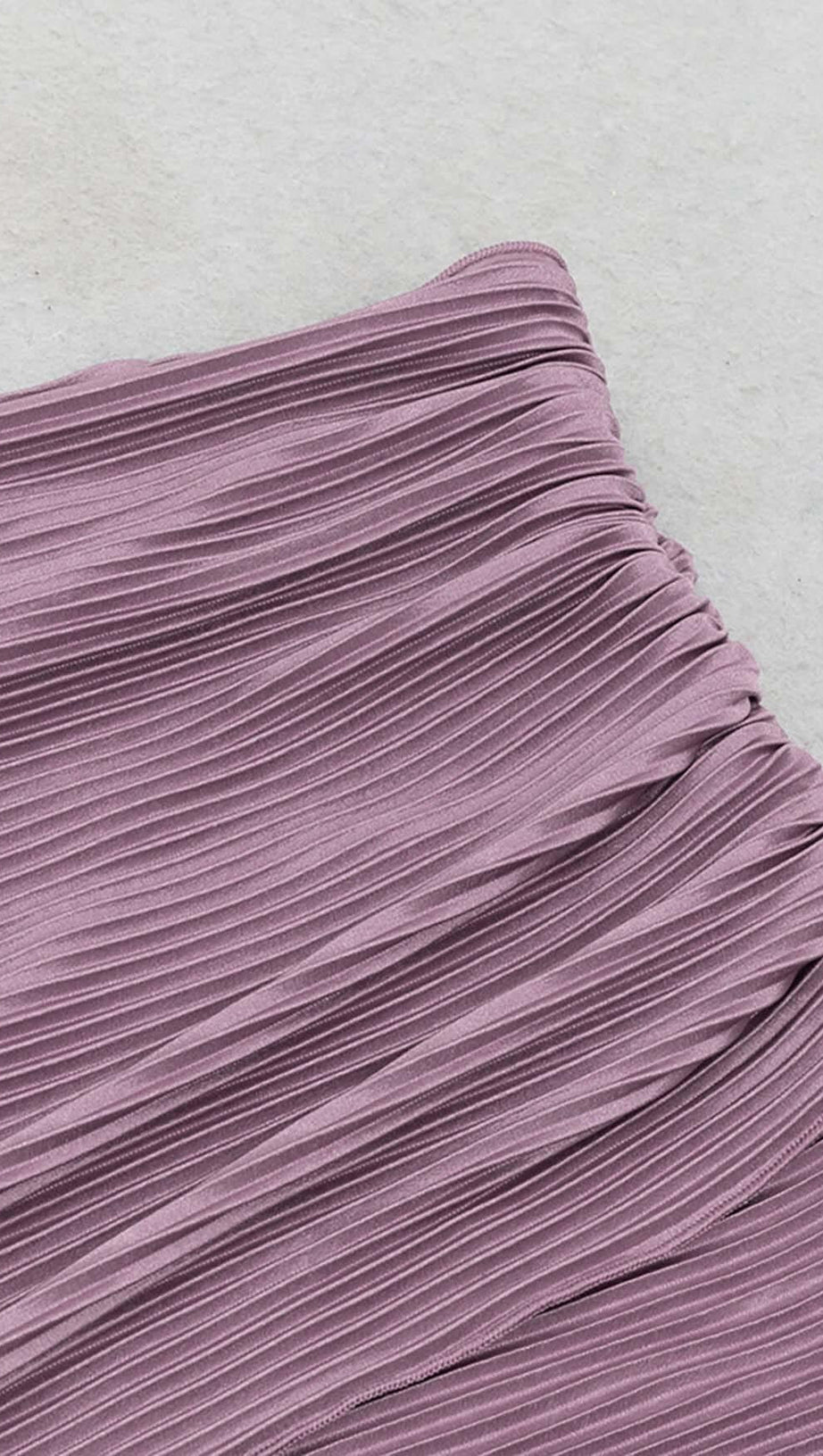 RUFFED OFF SHOULDER HIGH LOW DRESS IN LAVENDER