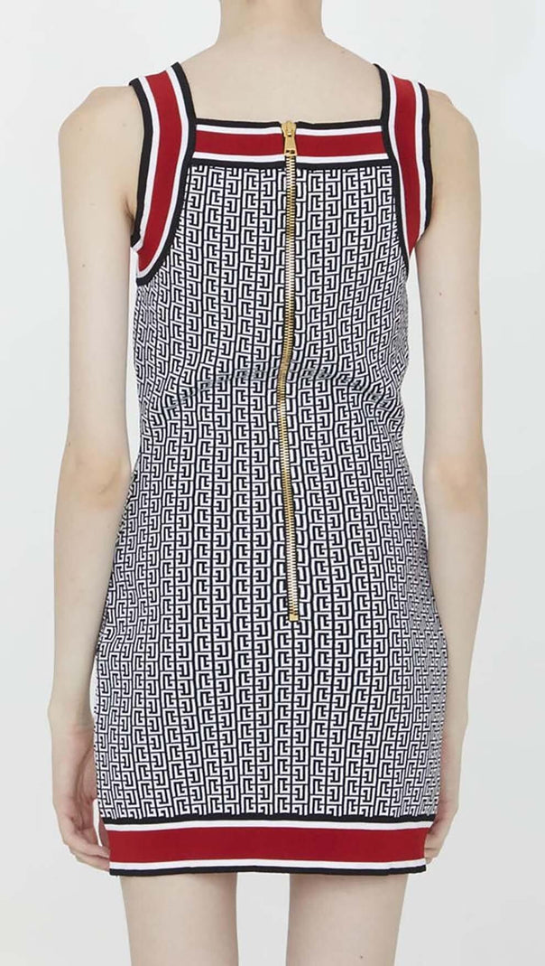 AIIZIE SLEEVELESS KNIT MINI DRESS IN MULTICOLOR - product image
