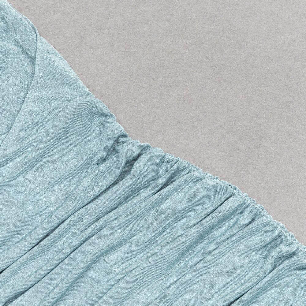 AIIZIE CORSET STRAPLESS MIDI DRESS IN MINT GREEN - product image