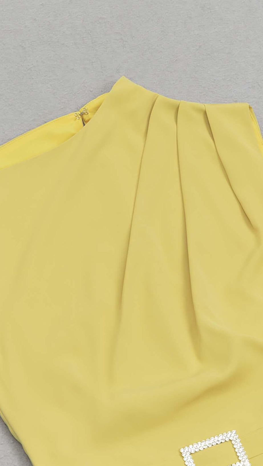 ABITO ASIMMETRICO A SOLI 3 VESTITI GIALLO