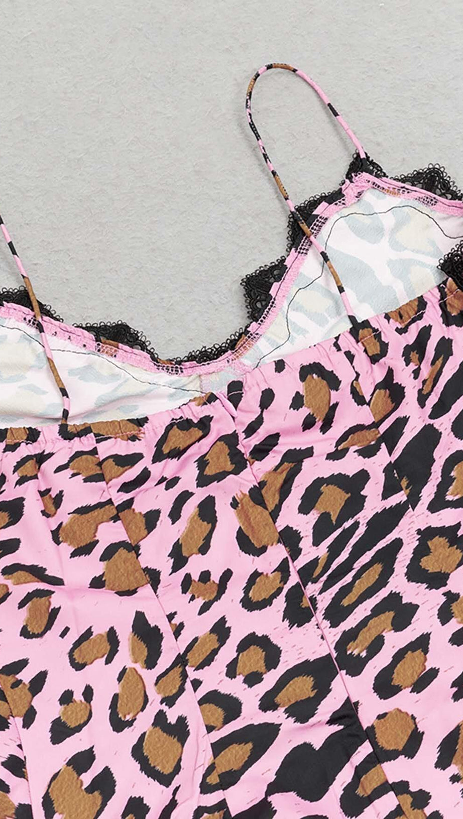 SPAGHETTI STRAP STRIPE MAXI DRESS IN PINK