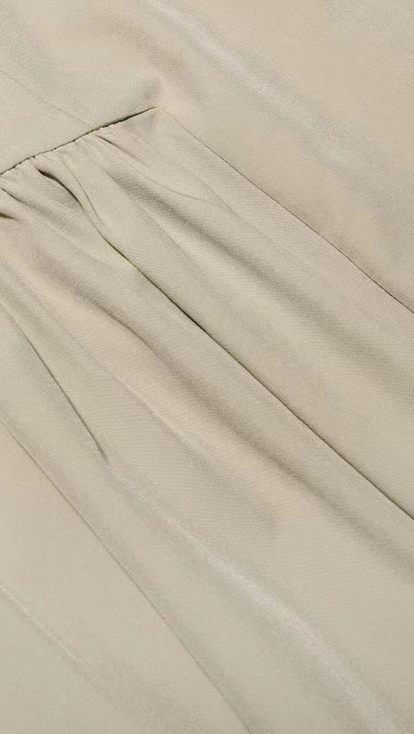 AIIZIE TAUPE BELTED SUNDRESS - product image