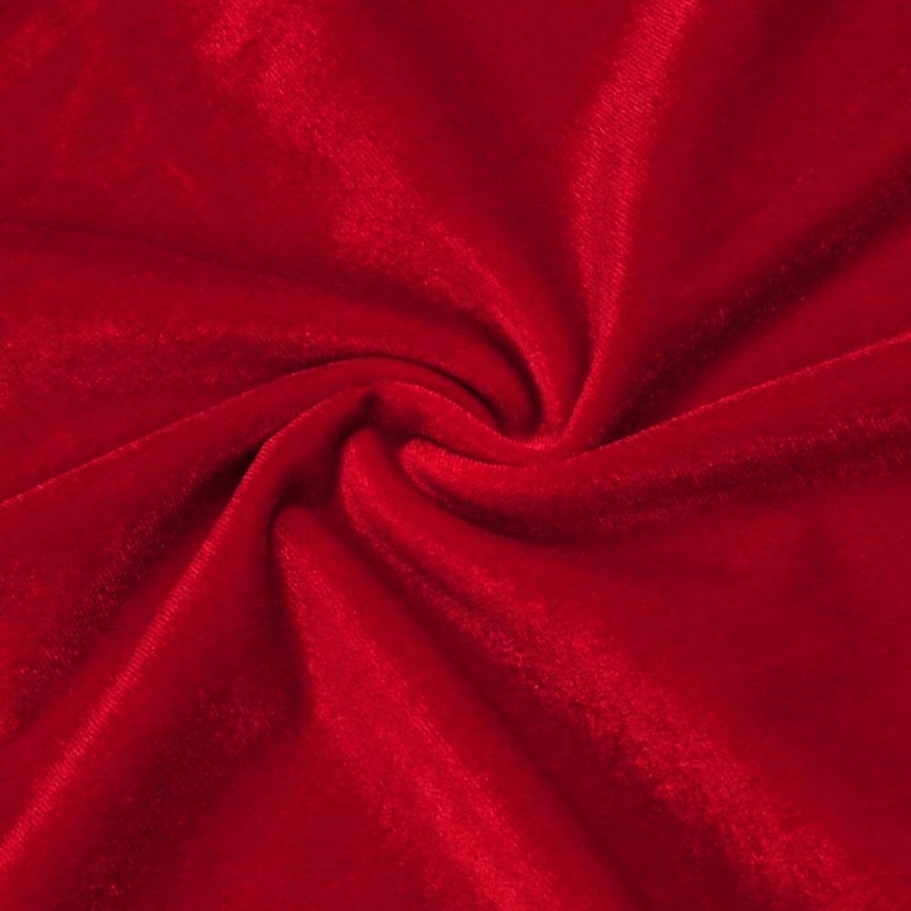 AIIZIE STRAPLESS CORSET TWO-PIECE DRESS IN RED - product image