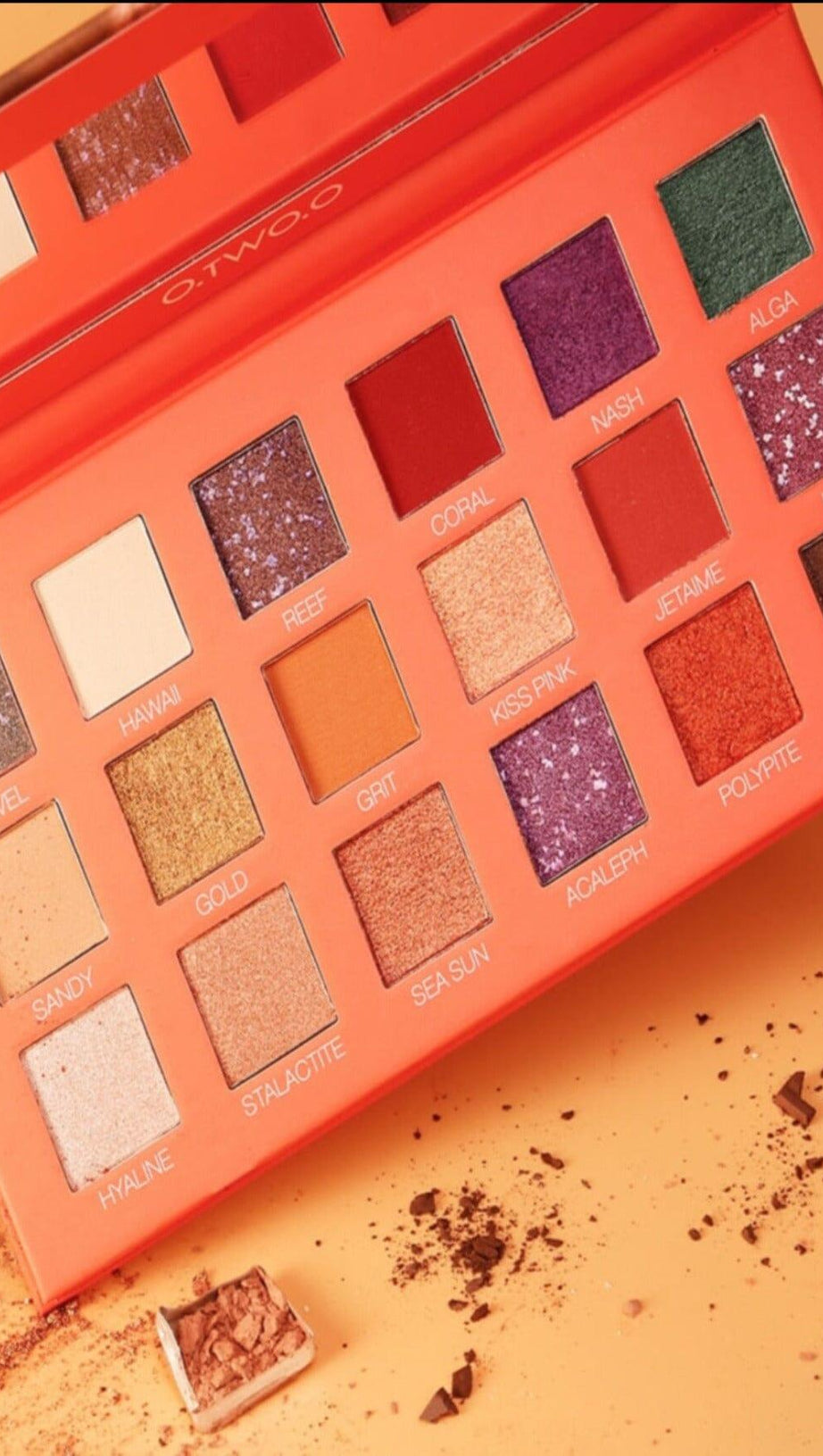 Glitzernder, schimmernder, matter, rauchiger Lidschatten, 18 Farben