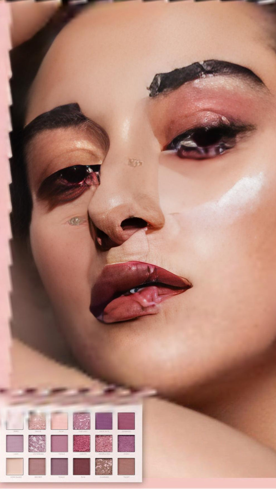 MATTE EASY COLOR PEARL 18 COLOR PINK EYESHADOW