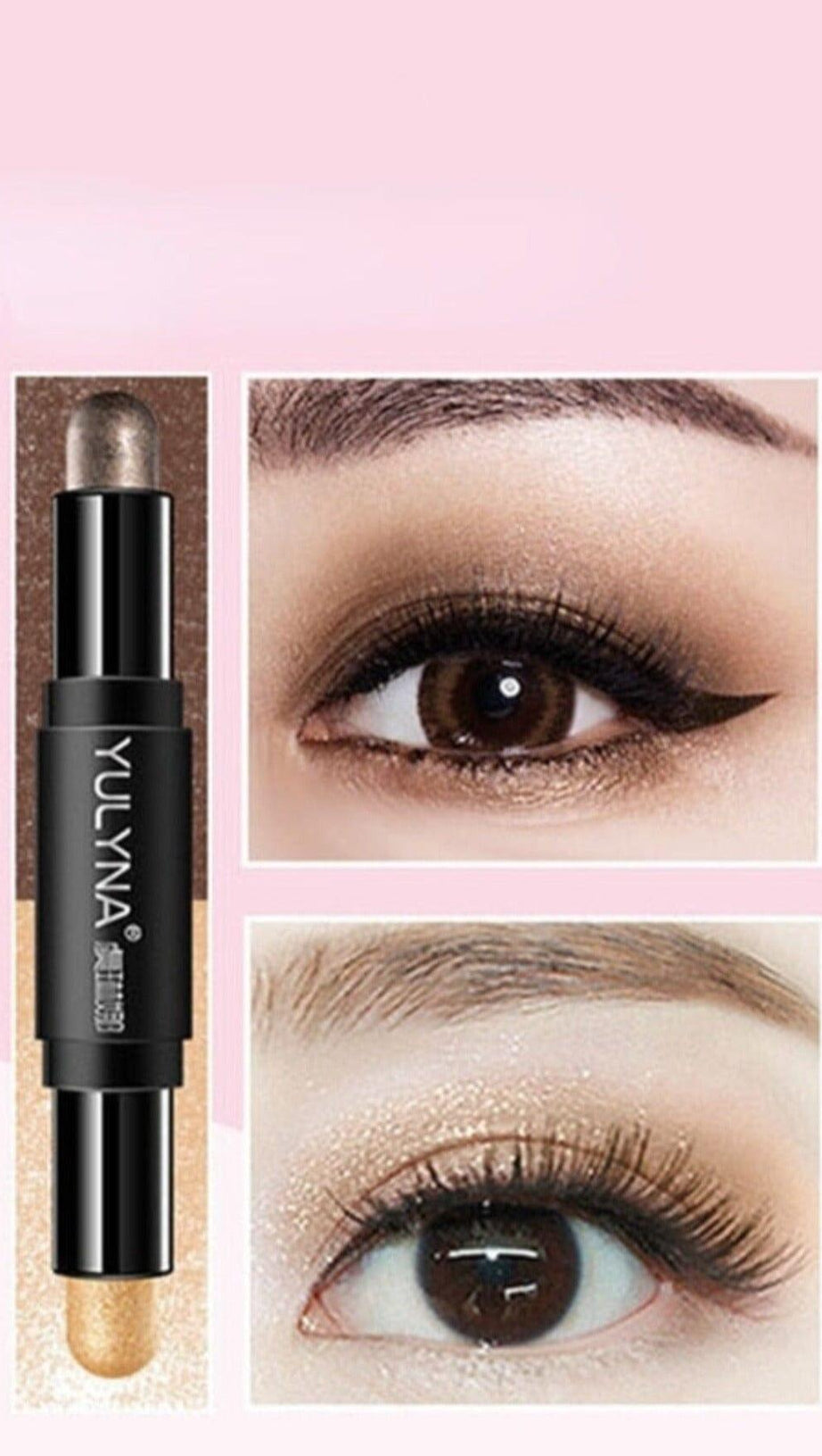 DREIDIMENSIONALER, NICHT GLÄTTENDER SEIDENSPANNUNGS-LIIDSCHATTENSTIFT