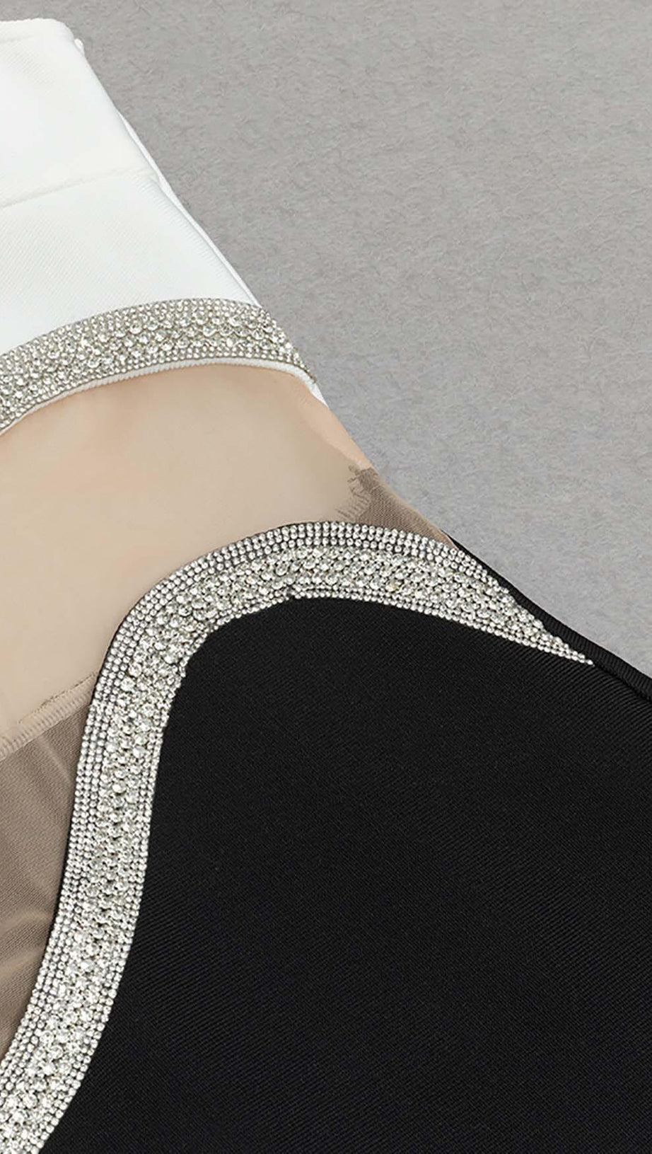 BODYCON PATCHWORK MIDI DRESS