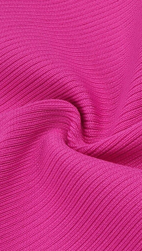 BANDAGE CUT OUT MAXI DRESS IN PINK