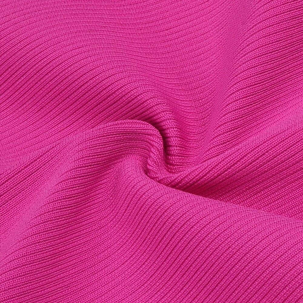 Bandage Cut Out Maxi Dress in Pink