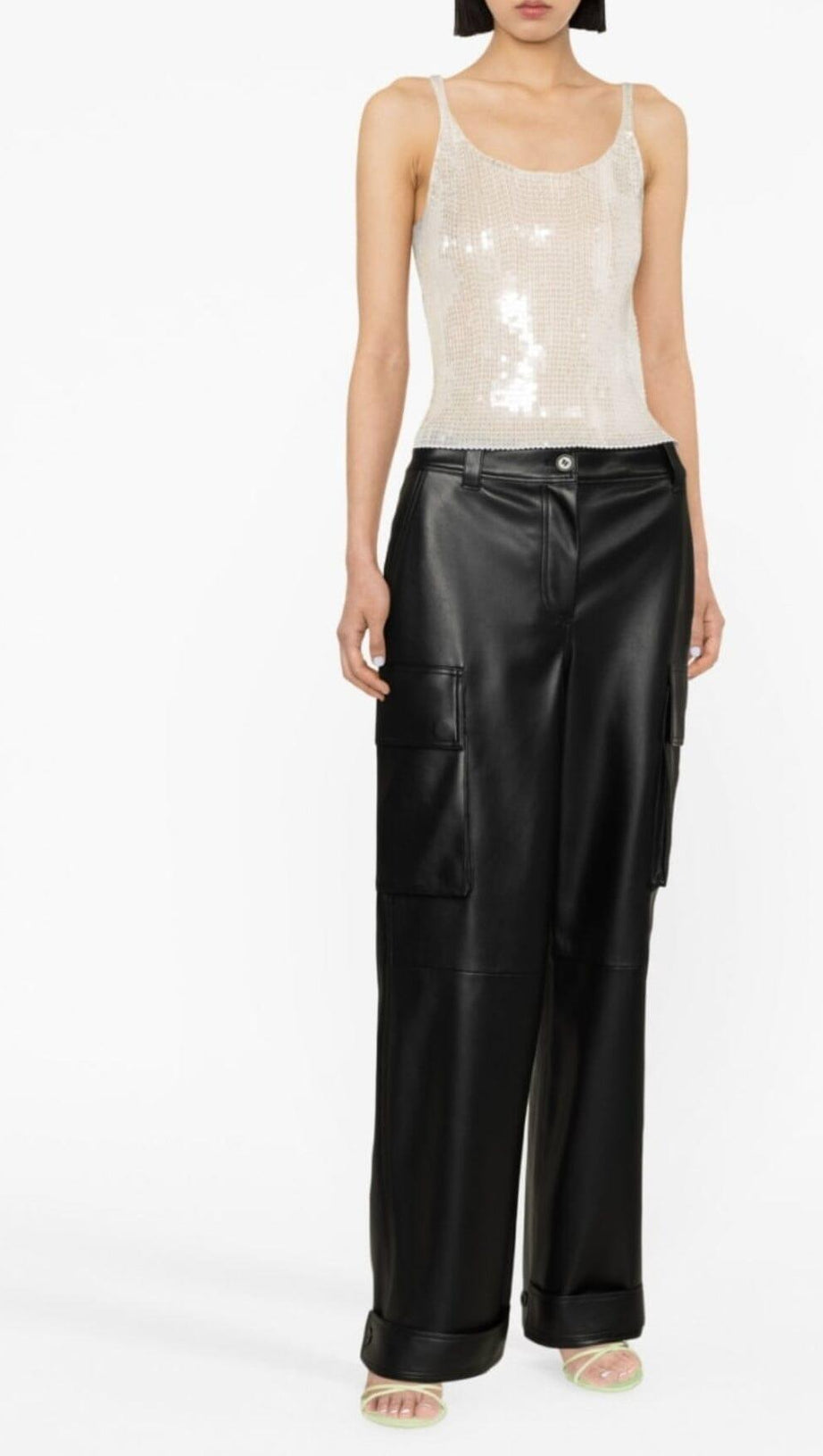 SEQUIN EMBROIDERED TANK TOP