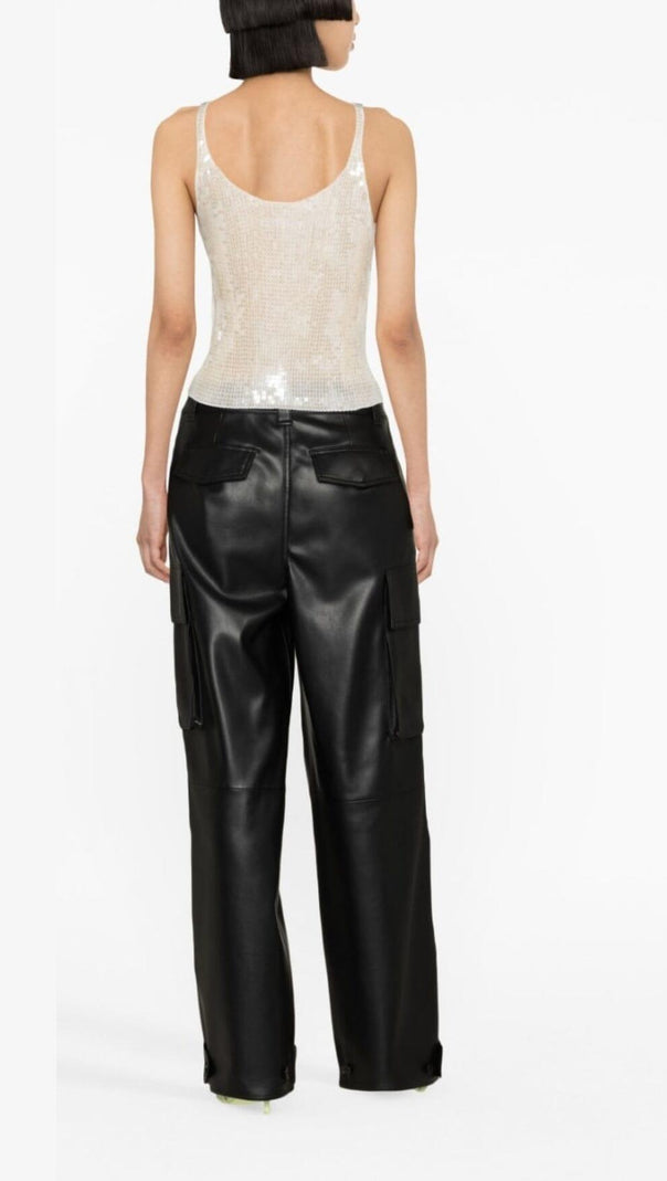 AIIZIE SEQUIN EMBROIDERED TANK TOP - product image