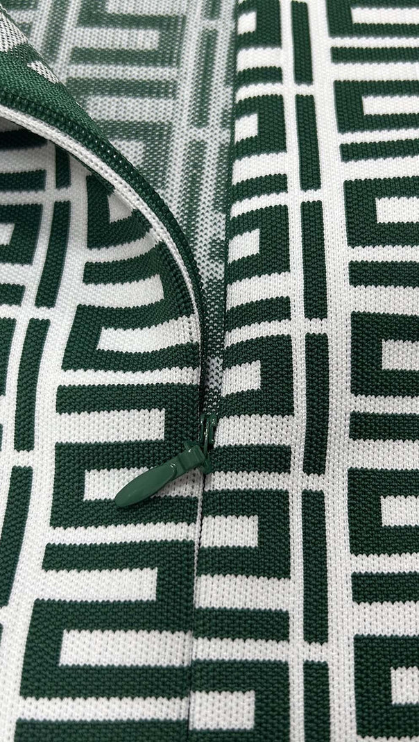 AIIZIE SPAGHETTI STRAP BANDAGE MIDI DRESS IN GREEN - product image