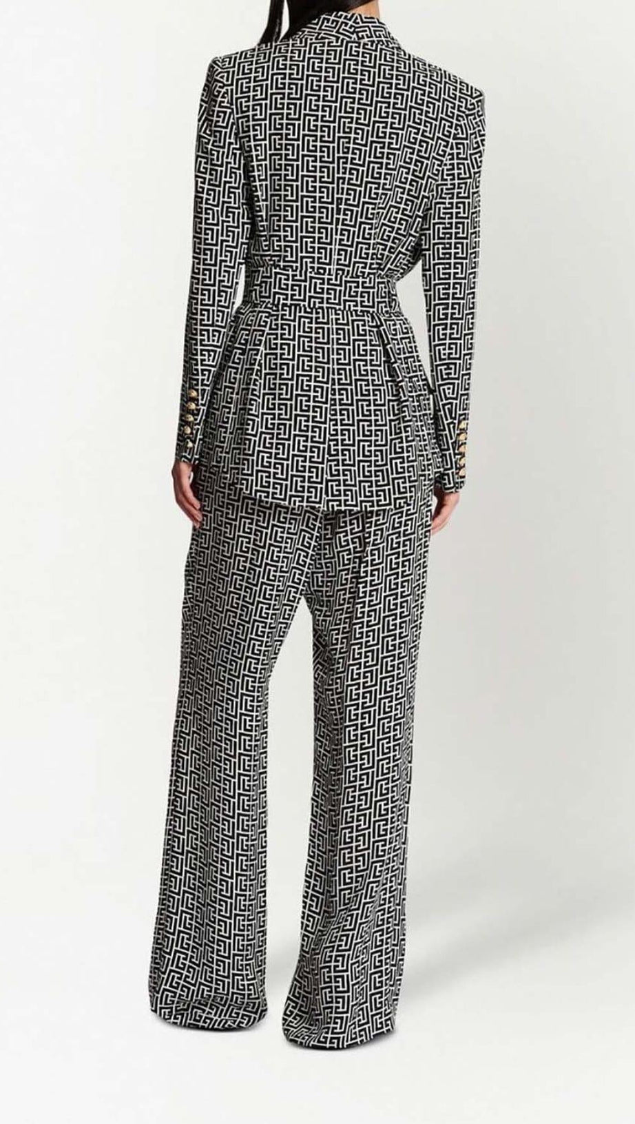 COLOURWAY BELTED DOUBLE-BREASTED BLAZER