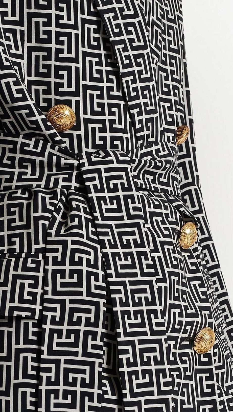 COLOURWAY BELTED DOUBLE-BREASTED BLAZER