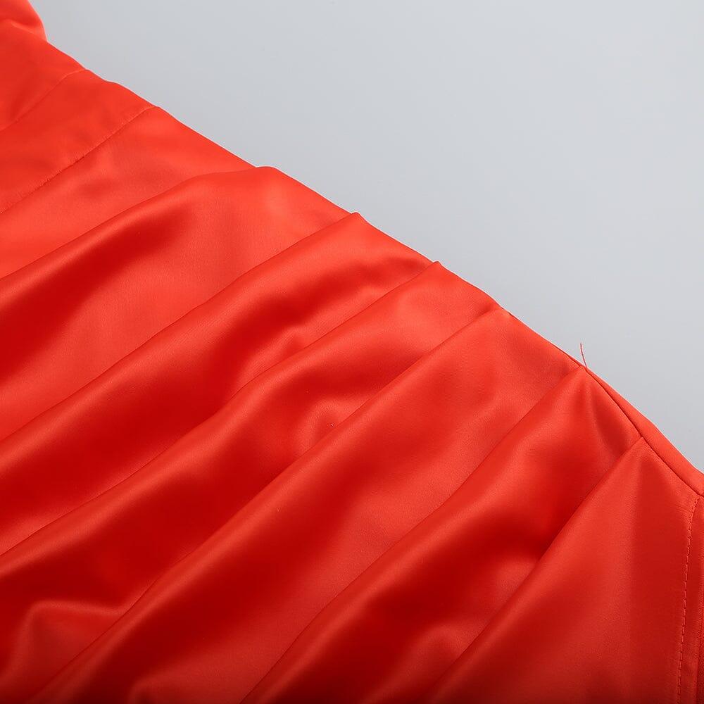 AIIZIE SLEEVELESS THIGH SLIT MAXI DRESS IN RED - product image