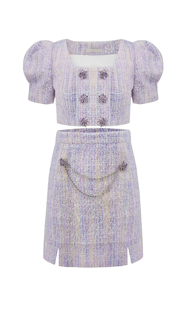 AIIZIE CRYSTAL EMBELLISHED TWO PIECE IN LILAC - product image