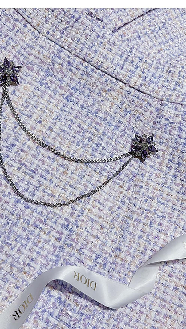 AIIZIE CRYSTAL EMBELLISHED TWO PIECE IN LILAC - product image