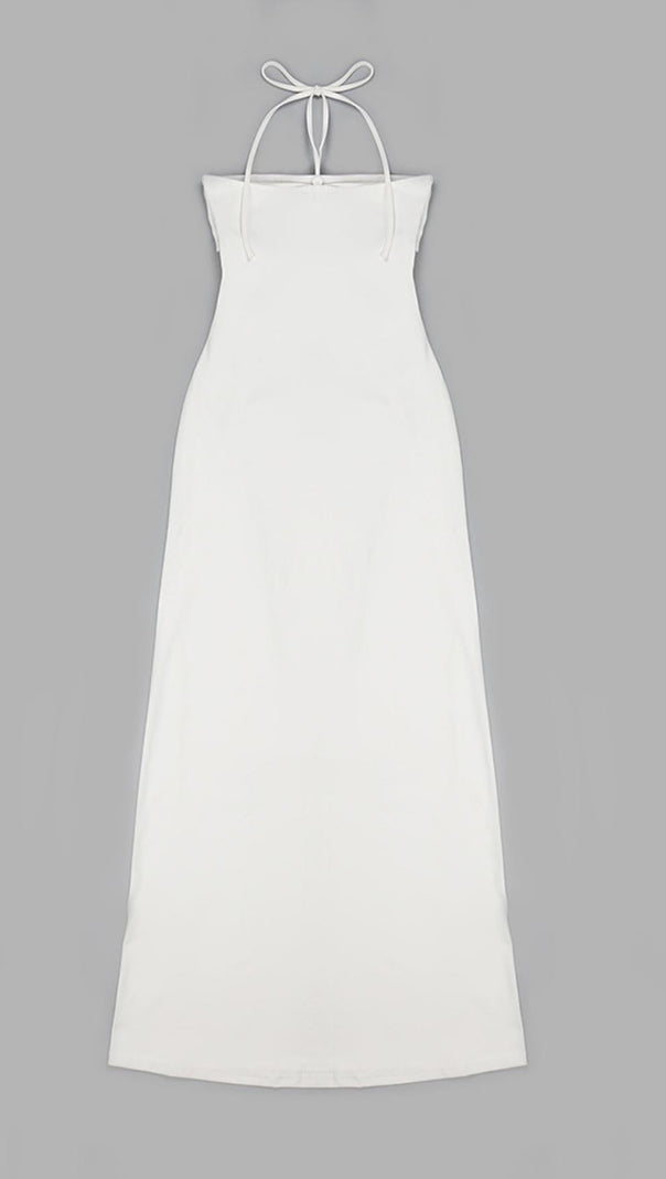 AIIZIE CUT OUT MAXI DRESS IN WHITE - product image