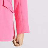 CUTOUT BLAZER SUIT IN PINK