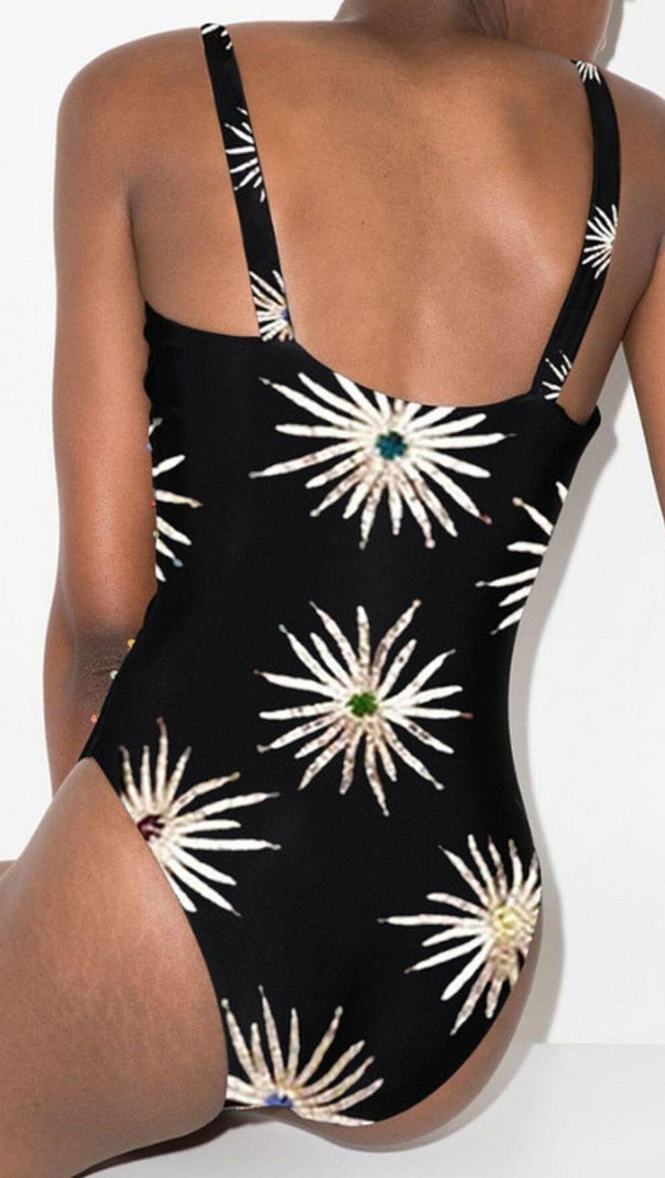 AIIZIE DOLLY EMBELLISHED ONE-PIECE SWIMSUIT - product image