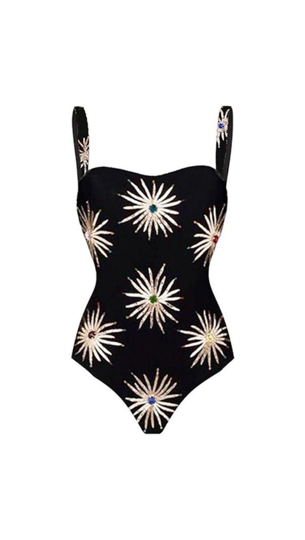 AIIZIE DOLLY EMBELLISHED ONE-PIECE SWIMSUIT - product image