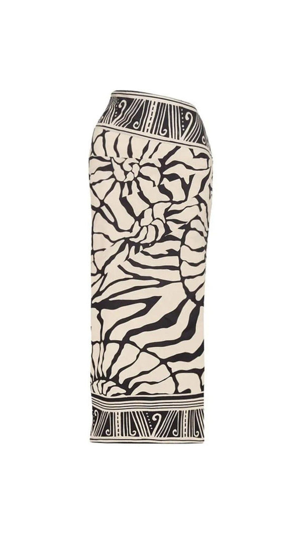 AIIZIE HALTER PRINTED SWIMSUIT - product image