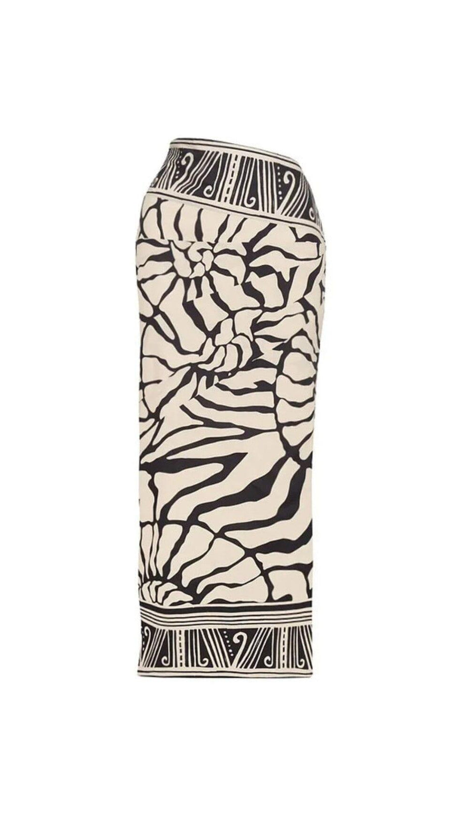 HALTER PRINTED SWIMSUIT