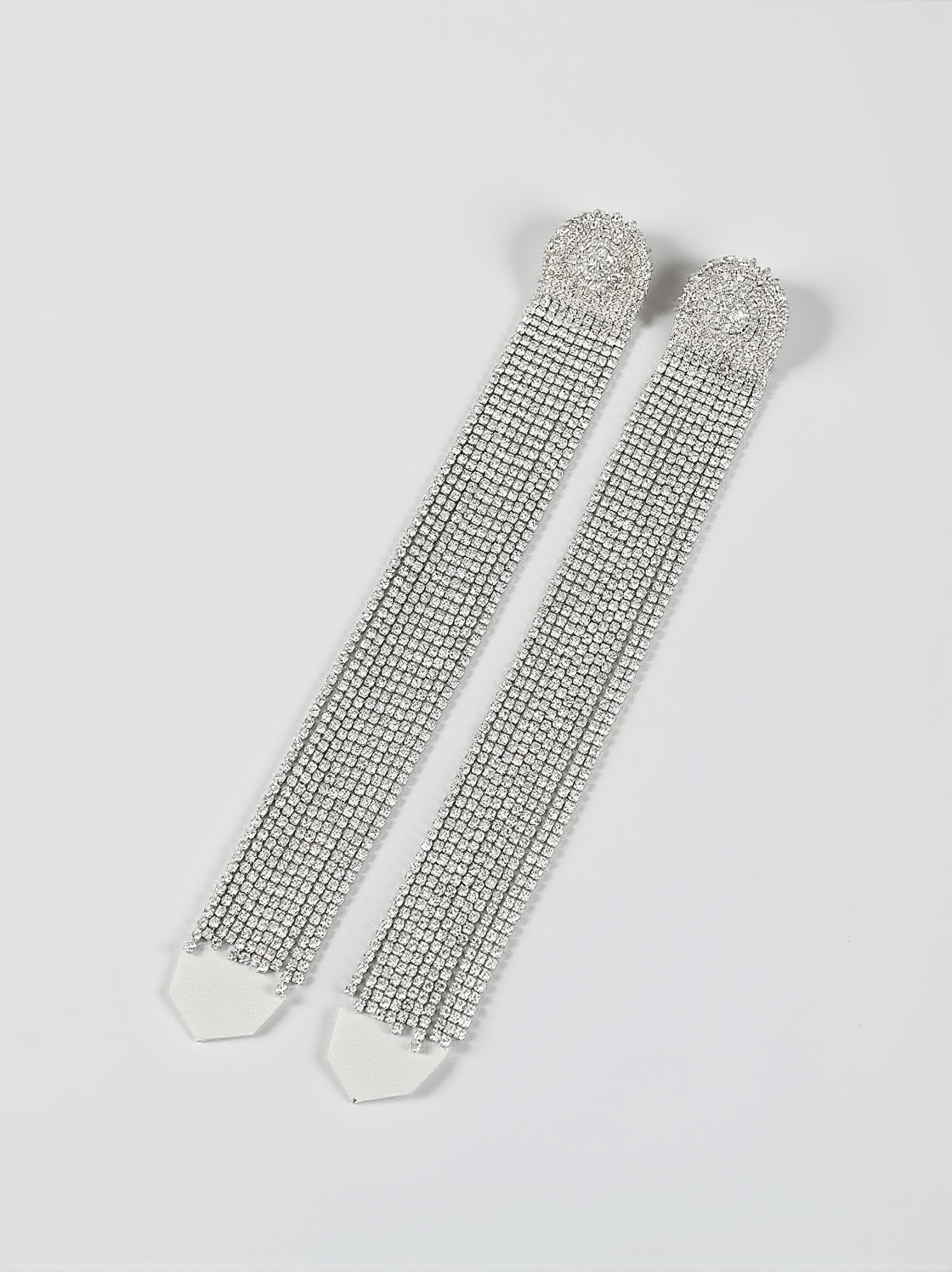 Nola Multi Diamante Tassel Earrings