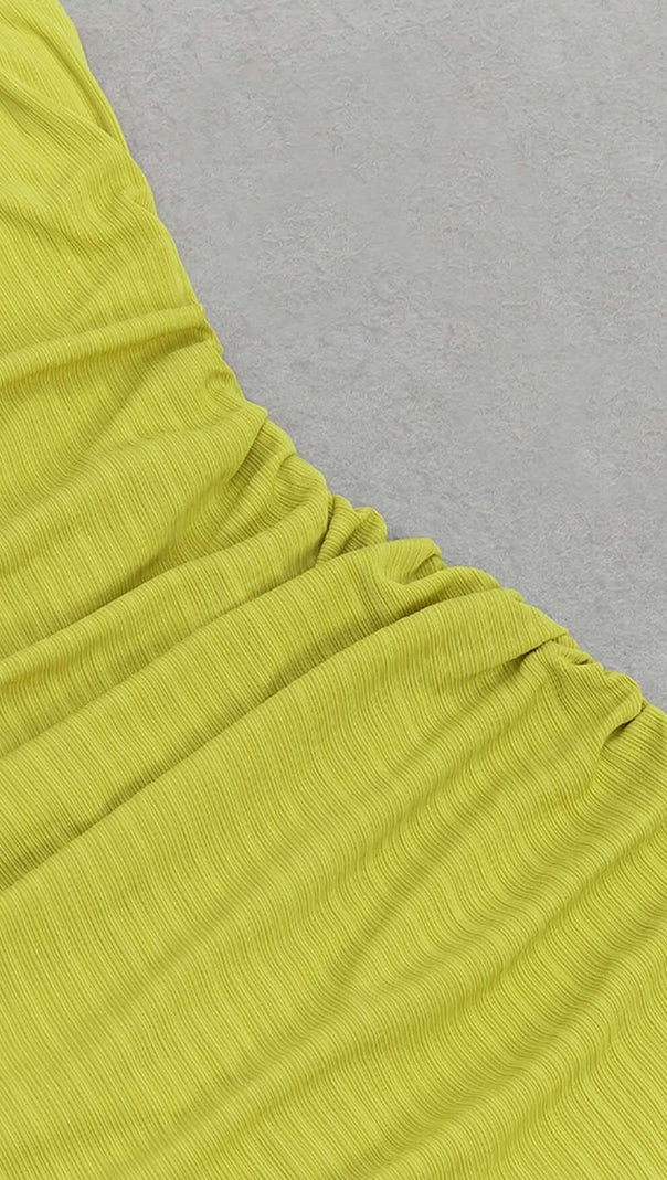 AIIZIE ROSE-EMBELLISHED HALTER MAXI DRESS IN FADED GREEN - product image