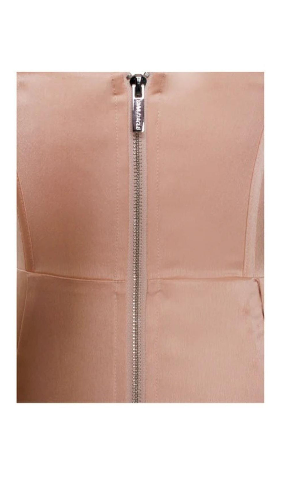 SATIN BACKLESS MINI DRESS IN PINK