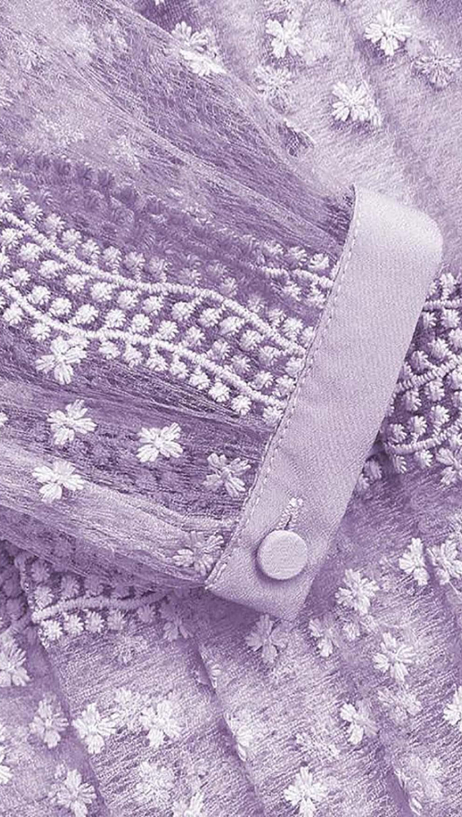 TIERED LACE MAXI DRESS IN LILAC