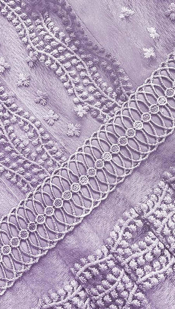 AIIZIE TIERED LACE MAXI DRESS IN LILAC - product image